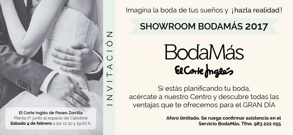 showroom bodamas 2017 invitacion