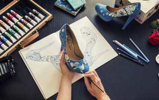 zapatos de novia pintados a mano boda