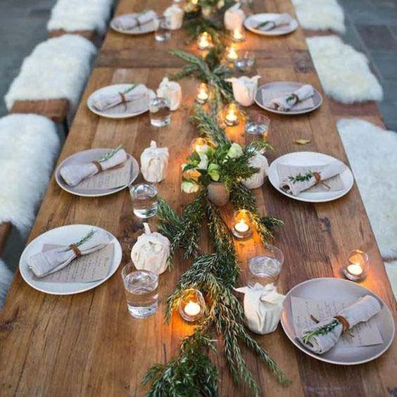 Bodas en Invierno Decoración